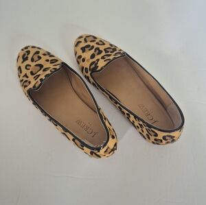 J CREW Addie Leopard Print Loafer